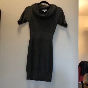 Ann Taylor LOFT cowl neck sweater dress